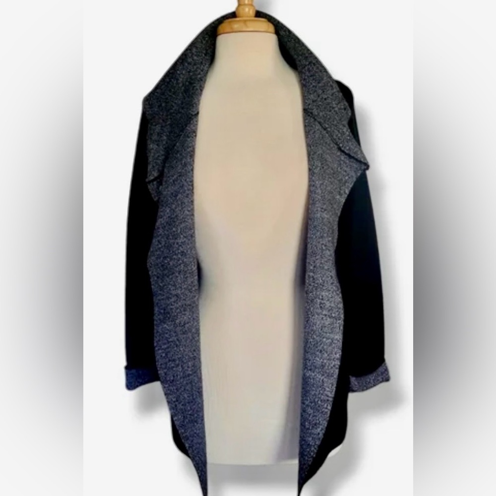 Jones & Co Wool Blend Single Button Sweater Jacket Size Large - Picture 4 of 7